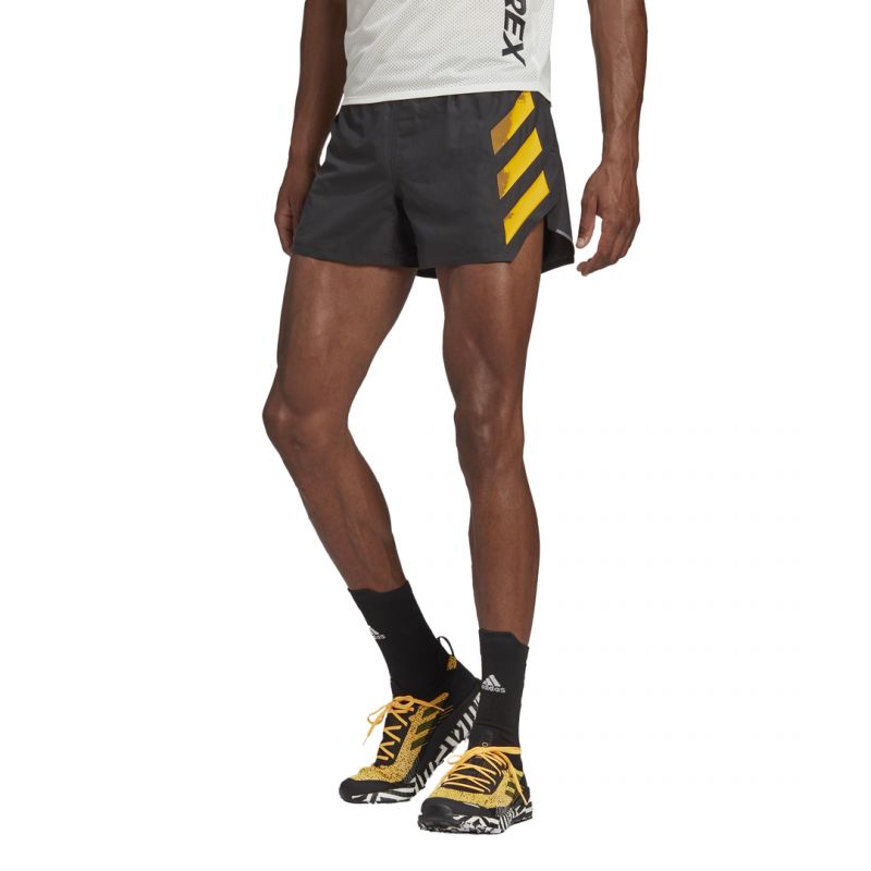 Adidas Agravic Race Split Short - Pantaloncini da running - Uomo