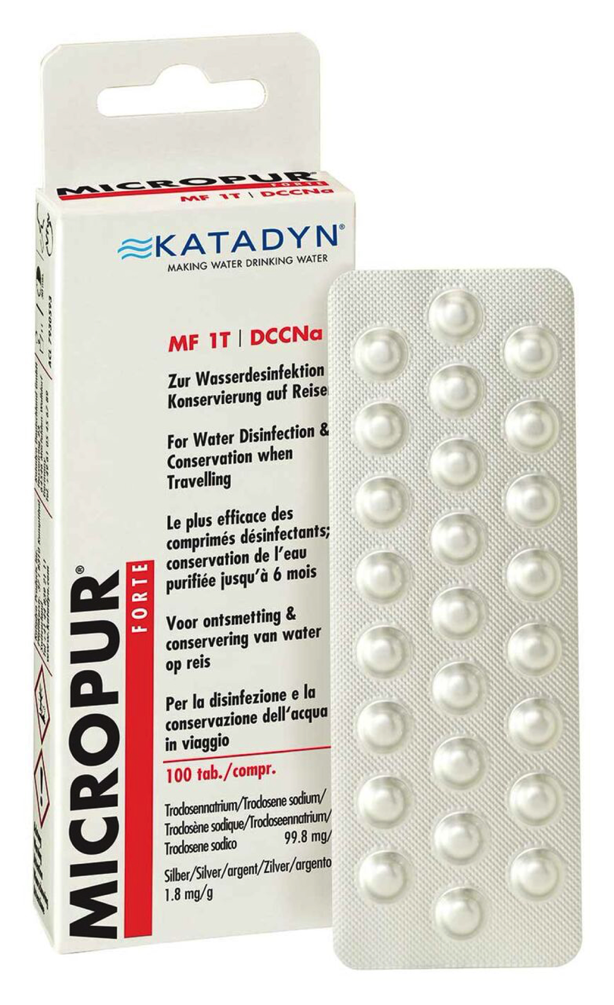 Katadyn - Micropur Forte MT1 DCCNa - Disinfezione acqua